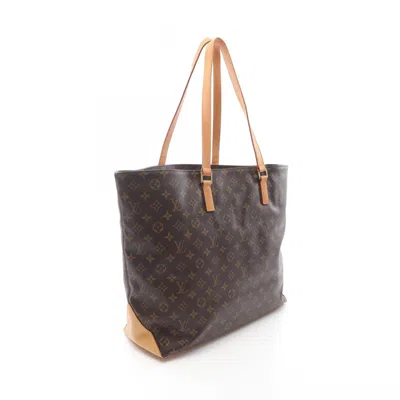 Pre-owned Louis Vuitton Brown Coated Canvas Pvc Monogram Leather Tote Bag ()