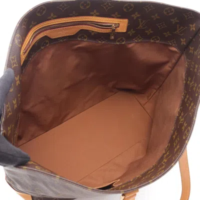 Pre-owned Louis Vuitton Brown Coated Canvas Pvc Monogram Leather Tote Bag ()