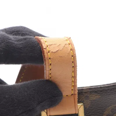 Pre-owned Louis Vuitton Brown Coated Canvas Pvc Monogram Leather Tote Bag ()