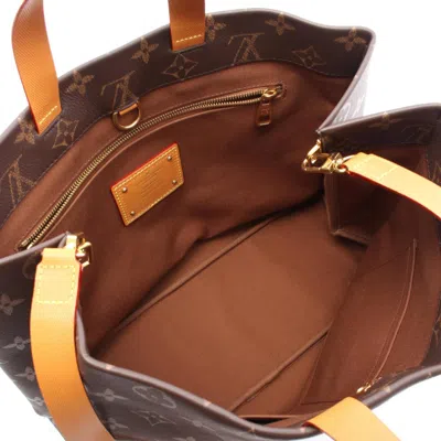 Pre-owned Louis Vuitton Brown Monogram Leather Tote Bag ()