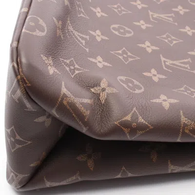 Pre-owned Louis Vuitton Brown Monogram Leather Tote Bag ()