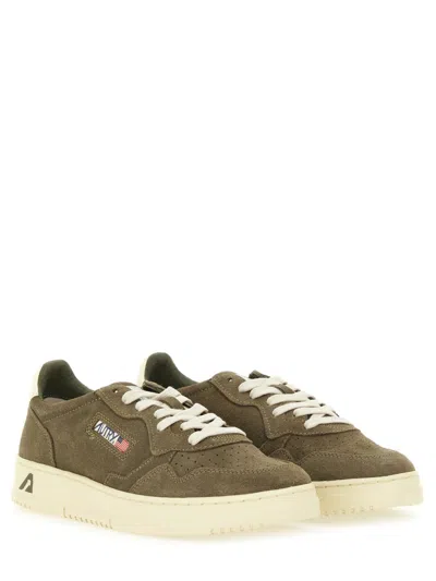 Autry Medalist Low Sneaker In Brown