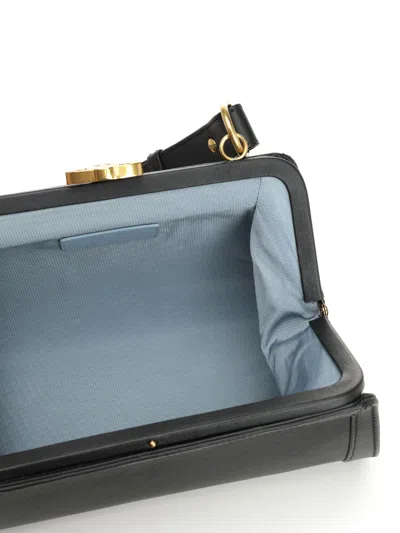Vivienne Westwood Ascot Frame Bag Crossbody Bags Black