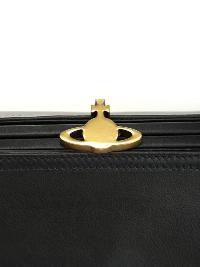 Vivienne Westwood Ascot Frame Bag Crossbody Bags Black