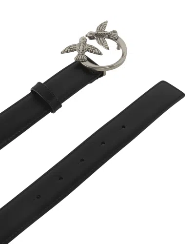 Pinko Love Birds Belt In Black