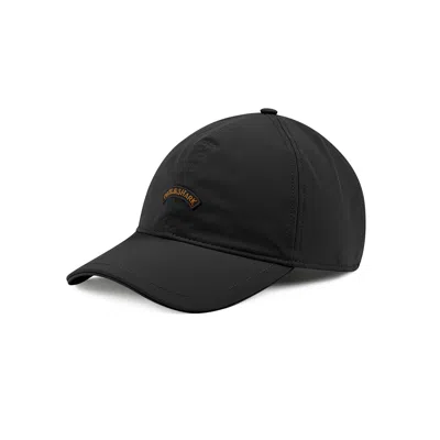 Paul & Shark Logo-patch Baseball Cap In Black
