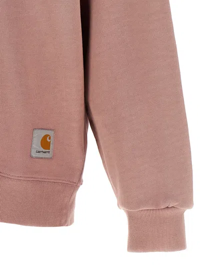 Carhartt Pink Hudson Sweatshirt In Pink
