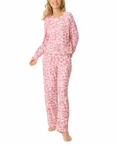 Pj Salvage Full Of Love Pajama Set In Blush In Pink