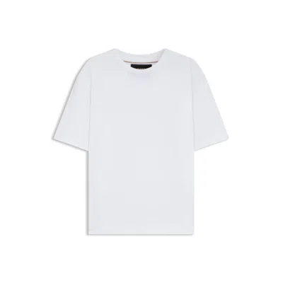 Hugo Boss X Aston Martin T-shirt With Embossed Logo In White