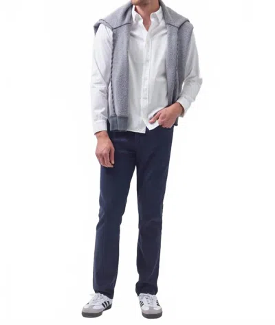 Citizen Of Humanity Gage Stretch Linen Pants In Night Flight (navy) In Blue