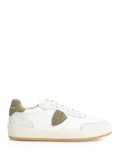Philippe Model Nice Low Man Sneakers Green In Multi