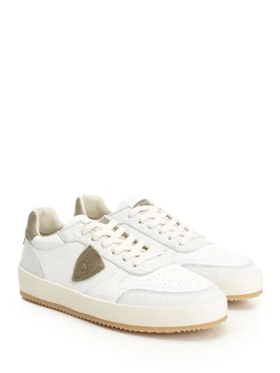 Philippe Model Nice Low Man Sneakers Green In Multi