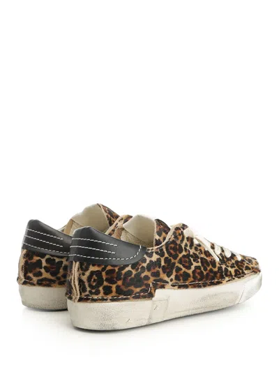 Philippe Model Stitched Leopard Print Low-top Sneakers Slip-on In Animal Print