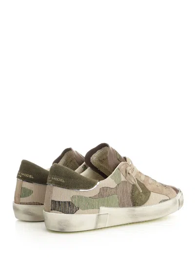 Philippe Model Camouflage-patterned Low-top Sneakers
