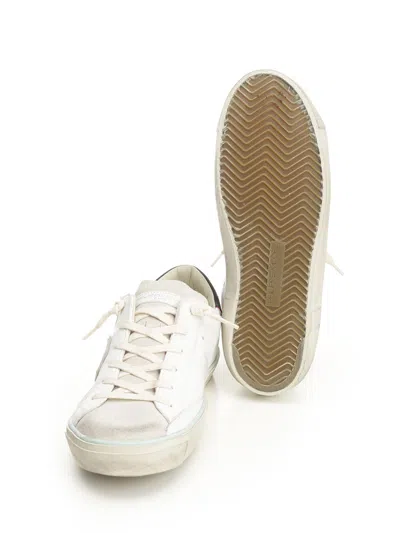 Philippe Model Prsx Colour-blocked Low-top Sneakers In White