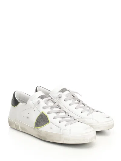 Philippe Model Paris Worn-look Low-top Sneakers