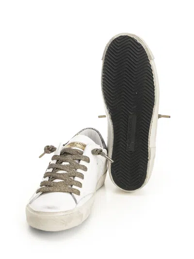 Philippe Model Prsx Low Sneakers In White Leather
