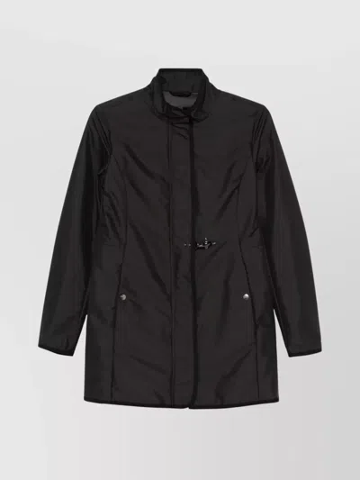 Fay Short Coat In Black