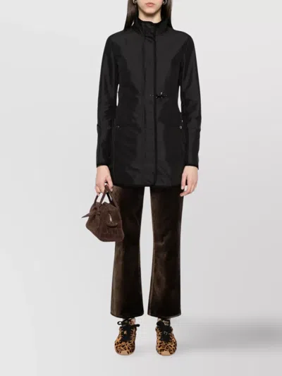 Fay Short Coat In Black
