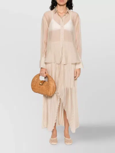 Forte Forte Organze Shirt In Nude