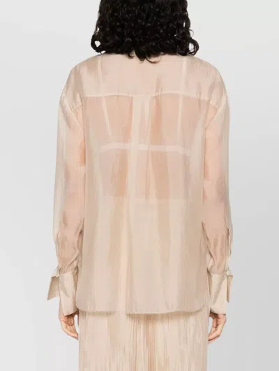 Forte Forte Organze Shirt In Nude