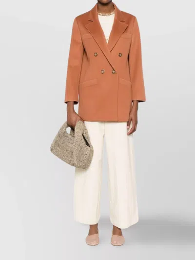 Forte Forte Women Cotton High-waisted Trousers In Neutral