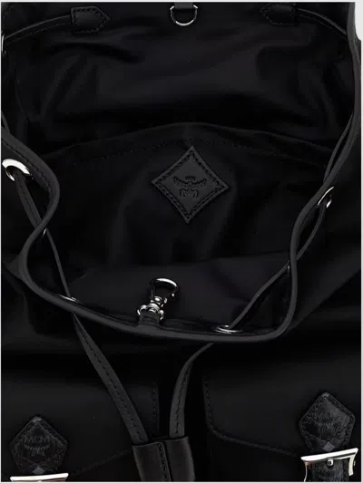 Mcm Straps Adjustable Buckle Front Pockets Top Handle