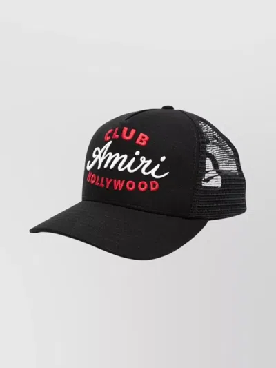 Amiri Trucker Hat Mesh Back In Black