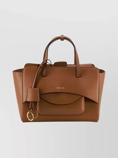 Hidesins Medium Leather Tote Adjustable Strap