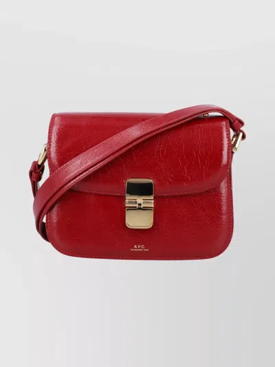 Apc A.p.c. Compact Grace Cross-body Bag With Magnetic Flap Closure