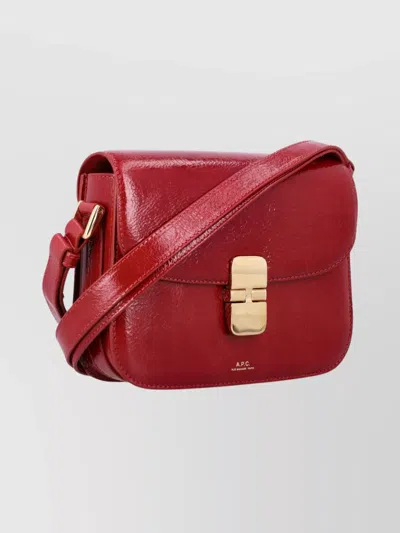 Apc A.p.c. Compact Grace Cross-body Bag With Magnetic Flap Closure