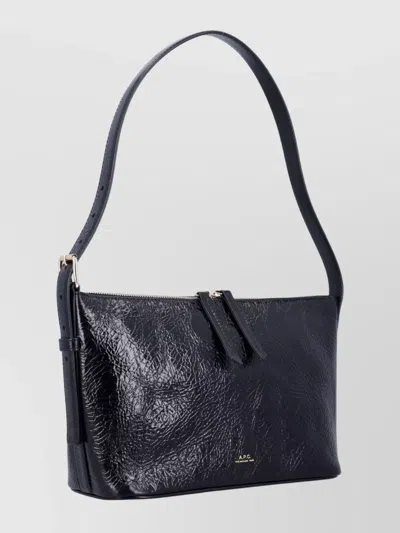 Apc Vera Textured Shoulder Bag With Adjustable Strap