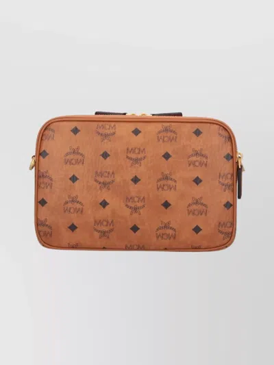 Mcm Versatile Shoulder Bag Adjustable Strap In Brown