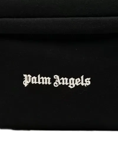 Palm Angels Versatile Backpack Featuring Adjustable Elements In Black