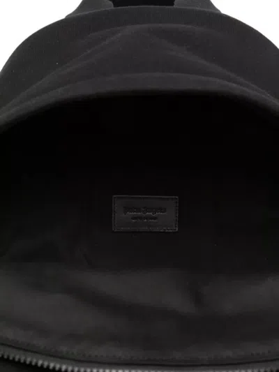 Palm Angels Versatile Backpack Featuring Adjustable Elements In Black