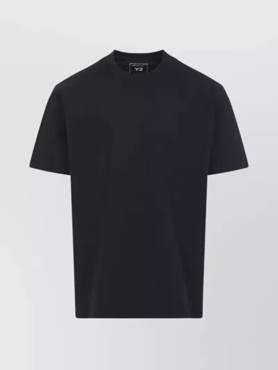 Y-3 M Wo Ss Tee In Black