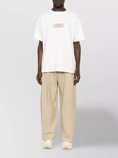 Stone Island Raw Beauty Recycled Cotton Archive Print T-shirt In White