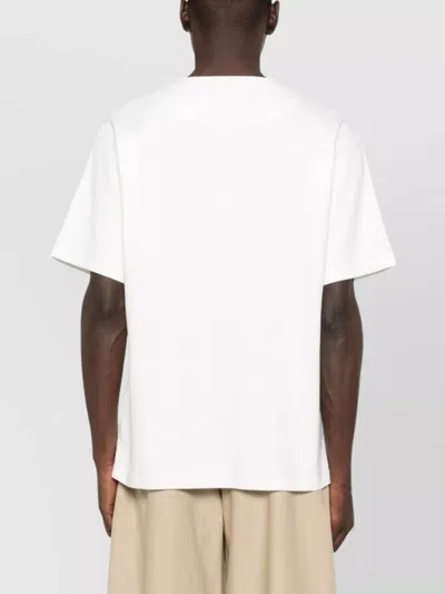 Stone Island Raw Beauty Recycled Cotton Archive Print T-shirt In White
