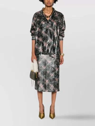 Dries Van Noten Chowy Emb Shirt In Multi