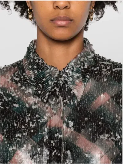 Dries Van Noten Chowy Emb Shirt In Multi