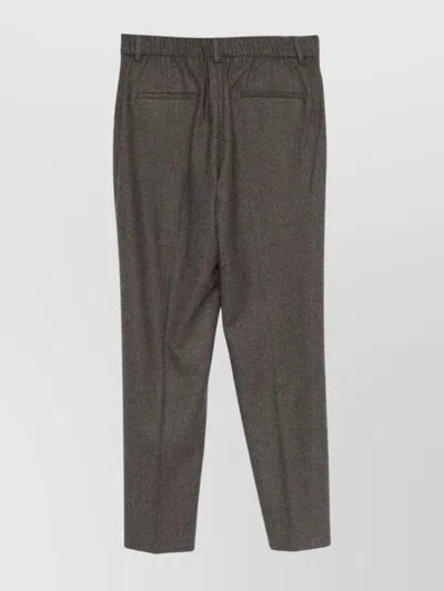 Incotex Tailored Trousers With Pockets And Loops In Gray