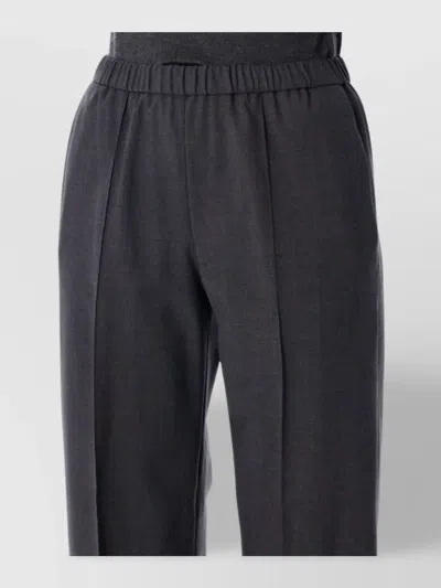 Fabiana Filippi Maison Margiela Maison Margiela High-waisted Wide-leg Black Jeans In Gray