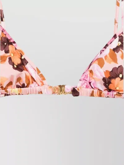 Chloé Chloè Triangle Bikini Top In Pink