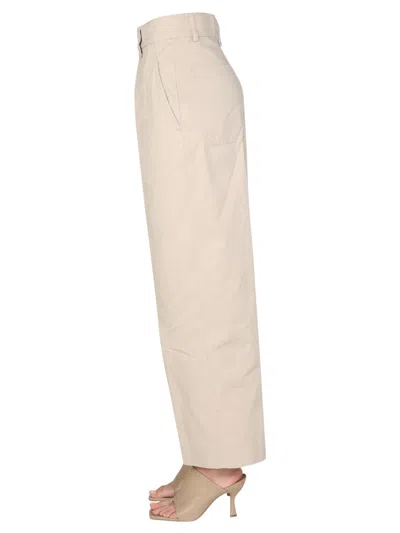 Aspesi Straight Leg Trousers In Gold