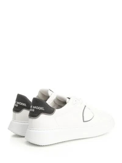 Philippe Model Temple Low Man Sneakers Multicolor In White
