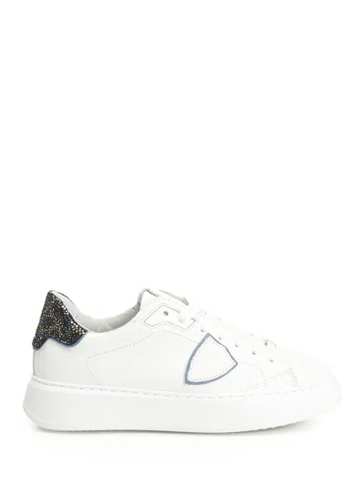 Philippe Model Temple Low Woman Sneakers Multicolor In White