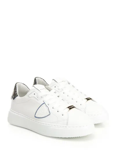 Philippe Model Temple Low Woman Sneakers Multicolor In White