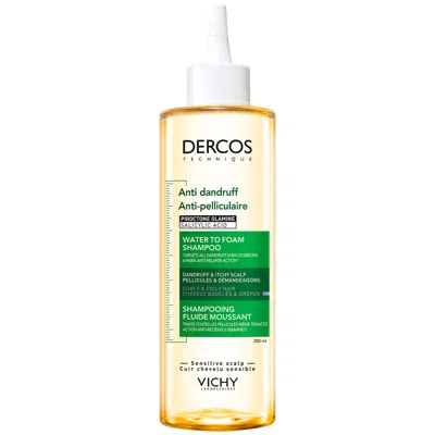 Vichy Dercos Anti-dandruff Water To Foam Shampoo To Treat Dandruff On All Curls And Coils 200ml