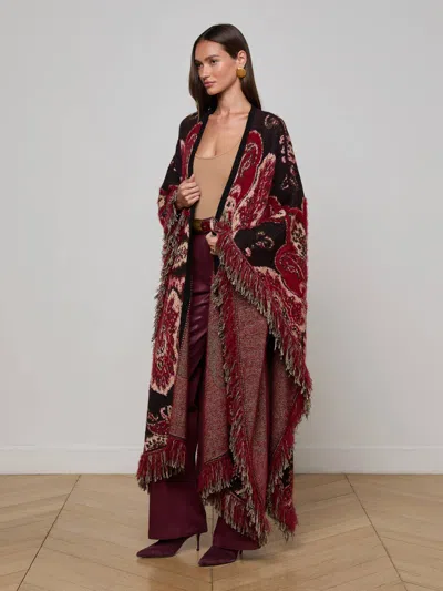 L'agence Naoko Poncho In Burgundy