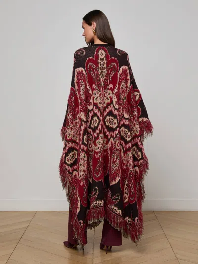 L'agence Naoko Poncho In Burgundy